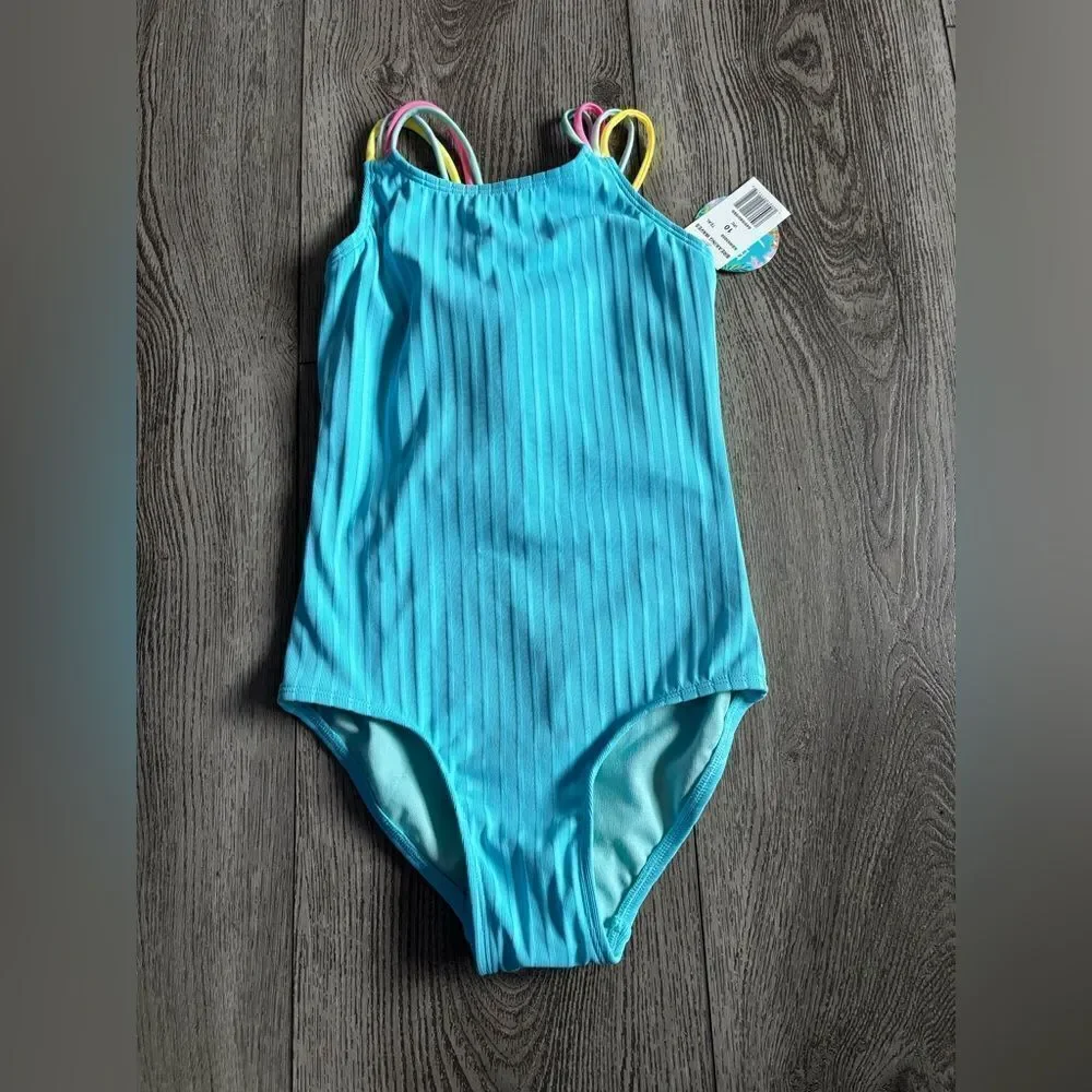 Breaking waves Kids Swimwear in Blue